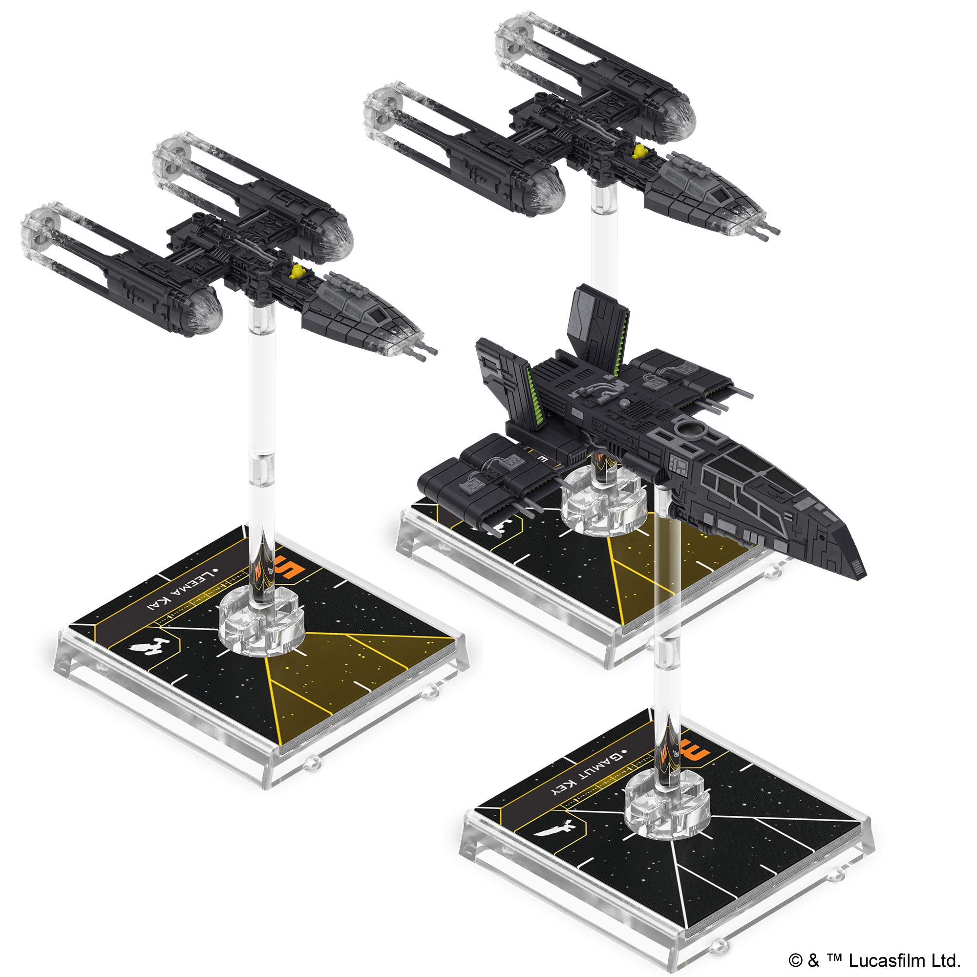 Star Wars X-Wing 2nd Edition Miniatures Game Fugitives and Collaborators SQUADRON PACK | Strategy Game for Adults and Teens | Ages 14+ | 2 Players | Avg. Playtime 45 Mins | Made by Atomic Mass Games