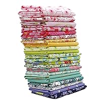 Besties Half Yard Bundle (22 Pieces) by Tula Pink for Free Spirit 18 x 44 inches (45.72 cm x 111.76 cm) Fabric cuts DIY Quilt Fabric