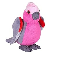 Wild Republic Pocketkins Eco Galah, Stuffed Animal, 5 Inches, Plush Toy, Made from Recycled Materials, Eco Friendly