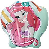Swimways Disney Princess Ariel Reversible Boat, Inflatable Pool Floats & Kids Pool Toys, Swimming Pool Accessories & Beach Essentials for Kids Aged 5 & Up