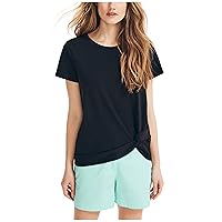 Nautica Women's Classic Fit Side Knot Top