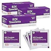 Ever Ready First Aid Benzalkonium BZK Wipes, 5”x7”, 300 Count