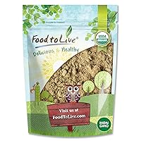 Food to Live Organic Toasted Pumpkin Seeds Protein Powder, 12 Ounces – 60% Protein, Non-GMO, Pure, Plant Based,Vegan, Kosher, Bulk, Great for Baking, Drinks and Smoothies