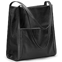 Kattee Women Shoulder Bag Genuine Leather Totes Purses and Handbags Medium Size