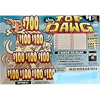Top Dawg $1000 Elimination Style Bingo Pull Tab Seal Card Game