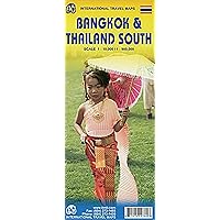 Bangkok & Thailand South Travel Reference Map 1:10K/900K