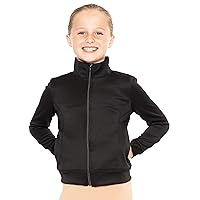 Stretch is Comfort Girl's and Women's | Dance | Cheer | Warm Up Performance Jacket | Child 2 to Adult 4X