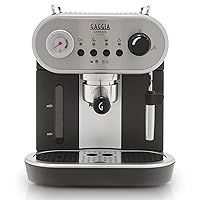 Carezza De Luxe Espresso Machine, 47oz, Silver