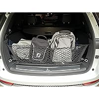Rear Trunk Organizer Cargo Net for Jeep Grand Cherokee L (7 Seats) 2021-2024 – Envelope Style Cargo Net for SUV - Premium Mesh Car Trunk Organizer – Compatible with Grand Cherokee L