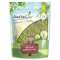 Food to Live Alfalfa Powder, 1.5 Pounds - Made from Raw Dried Whole Young Leaves,Vegan,Bulk,Great for Baking, Juices, Smoothies, Shakes, Теа, and Instant Breakfast Drinks