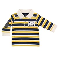 Hudson Baby Long Sleeve Striped Polo Shirt - Twenty One