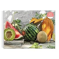 Galison Melons from The Vine – Bella Karragiannidis 1000 Piece Puzzle Featuring A Mediterranean Still Life of Summer Melons