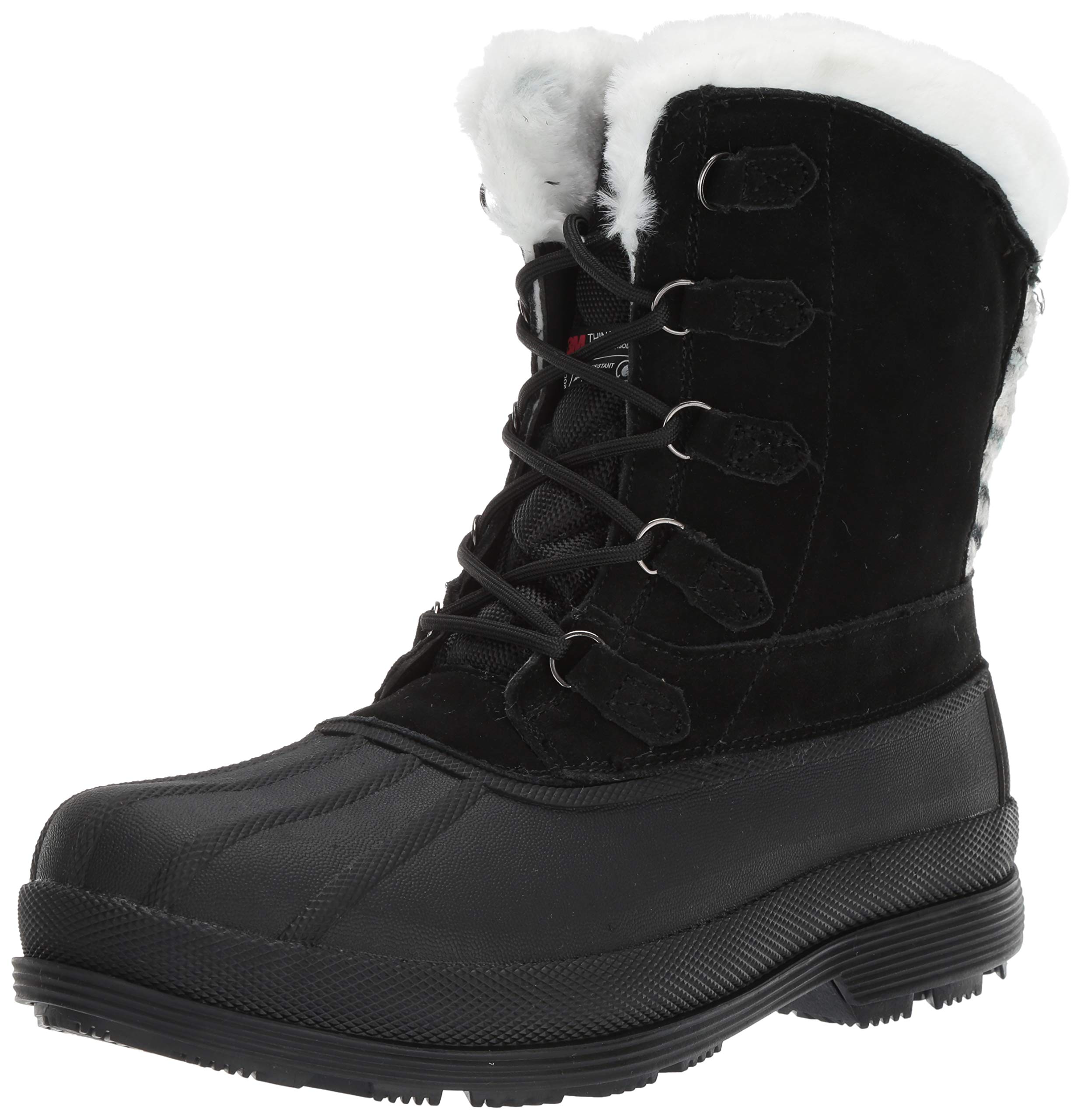Propet Womens Lumi Tall Duck Casual Boots Mid Calf - Black