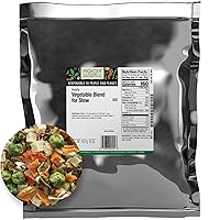 Hearty Vegetable Herb Blend for Stew, 1lb, Kosher - Mixed Dried Vegetables For Soup, Stir Fry, Ramen with Onion, Carrots, Peas, Corn, Potatoes & Parsley