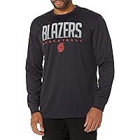 Ultra Game NBA Men's Super Soft Game Day Long Sleeve T-Shirt