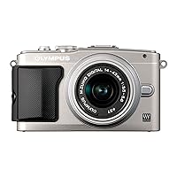 OM SYSTEM OLYMPUS E-PL5 Interchangeable Lens Digital Camera with 14-42mm Lens (Silver) - International Version (No Warranty)