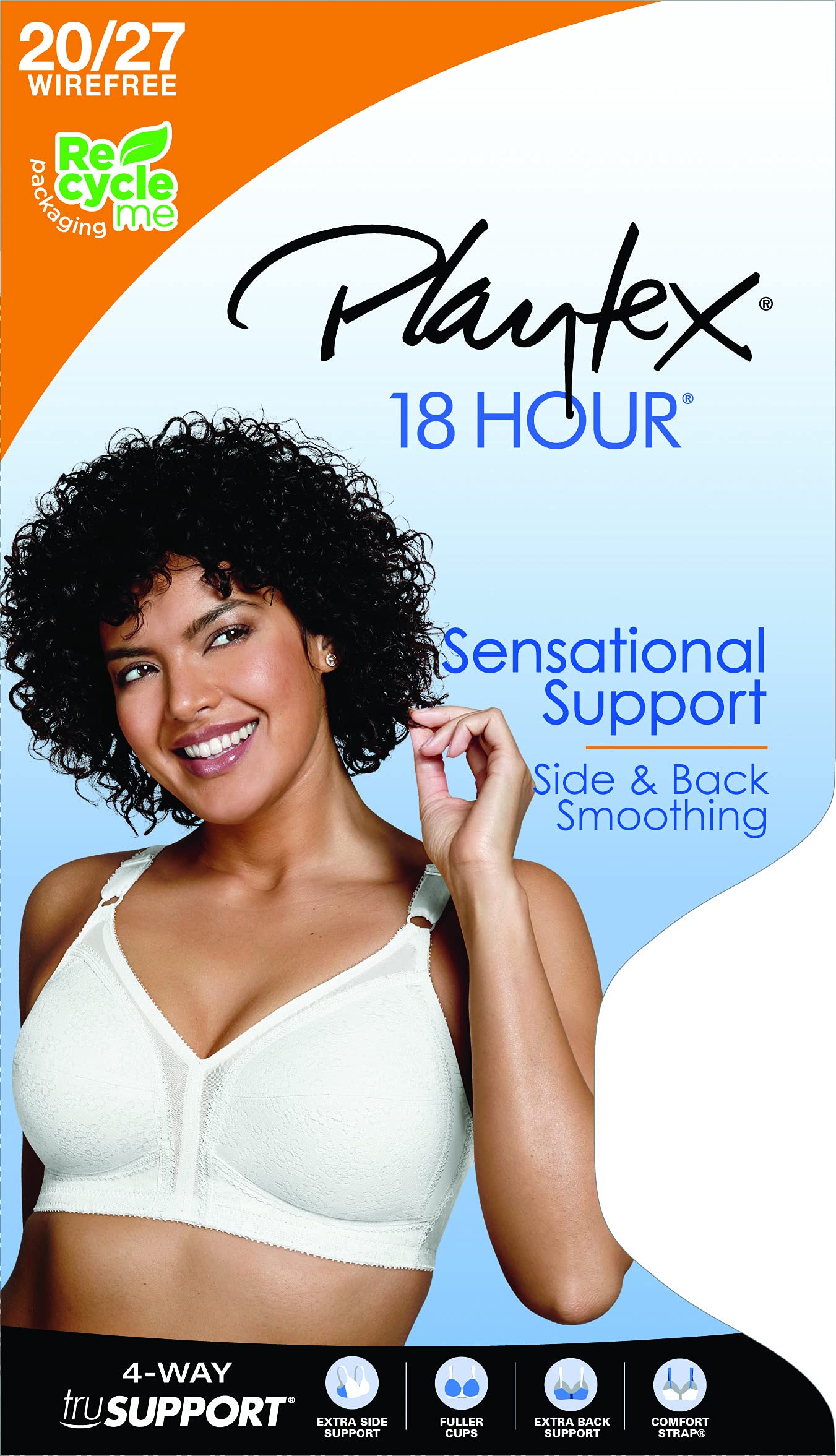 Playtex Women's 18 Hour Sensational Support Wireless Bra US0020