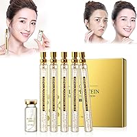 InstaLift Protein Thread Lifting Set, Soluble Protein Thread and Nano Gold Essence Combination, Absorbable Collagen Thread for Face Lift, Gold Face Serum Active Collagen Silk Thread