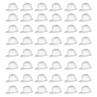 66788-W 48-Pack Plastic Construction Helmet, White