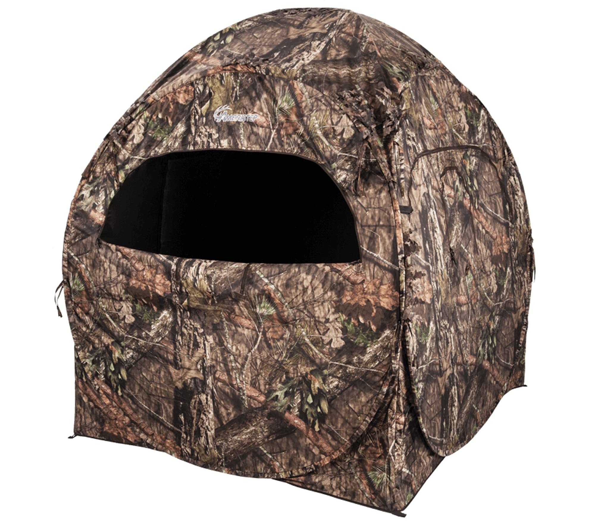 Ameristep Doghouse Lightweight Durable Hunting Spring Steel Ground Blind with Backpack Carrying Case - 2 Hunters Concealment - Easy Setup & Takedown