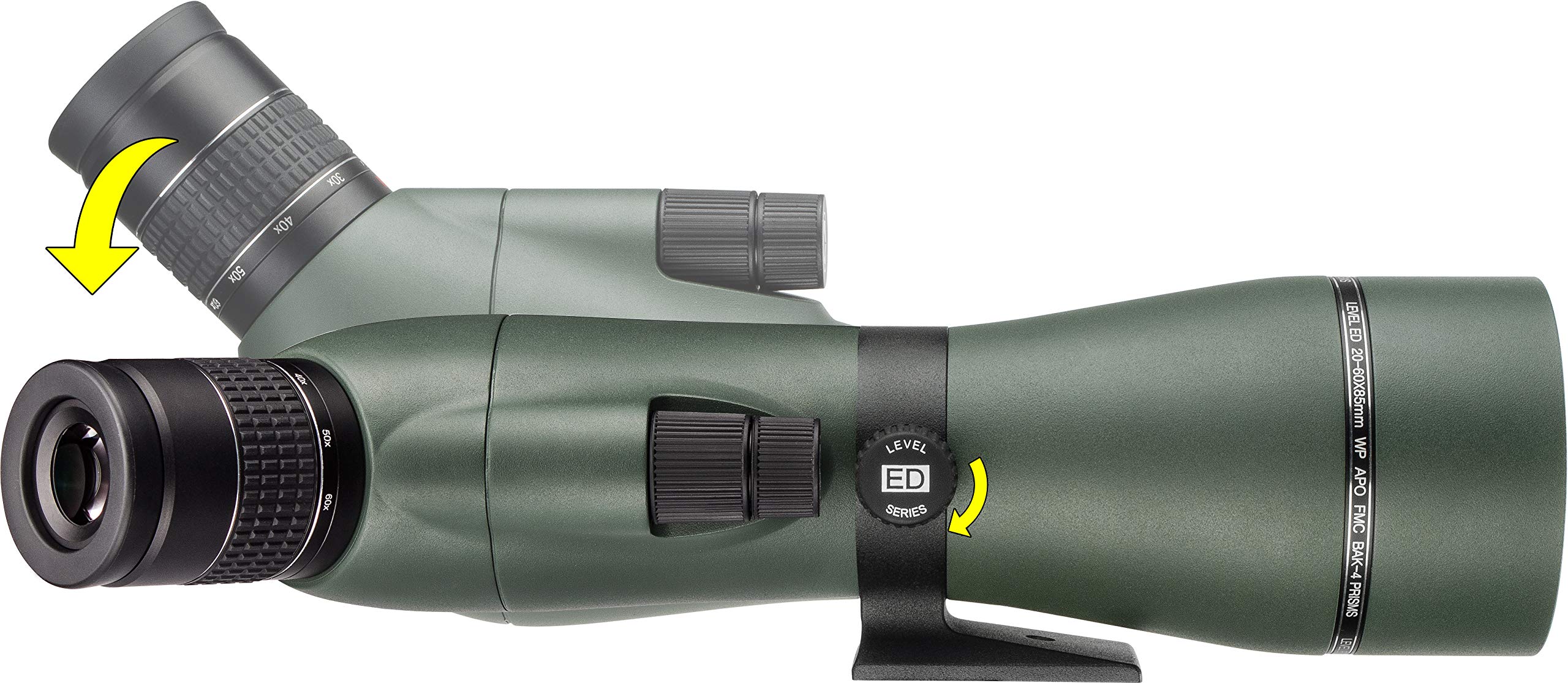 Barska Level ED 20-60x85mm Spotting Scope with Carrying Case