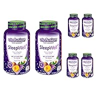 SleepWell Gummies White Tea with Passion Fruit 60 Each (Pack of 6)