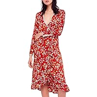 Free People Womens Covent Garden Wrap Dress