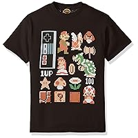 Nintendo Boys' Pixel Set Graphic T-shirt