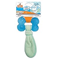 Nylabone Freezer Puppy Chew Toy - Puppy Chew Toy for Teething - Puppy Supplies - Peanut Butter Flavor, Small (1 Count)