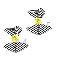 Baby Paper - 2 Pack of Crinkly Baby Toy - Black & White Stripe