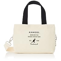 Kangol Thick Cotton Canvas 2-Way Shoulder Bag, 3 Rooms, M