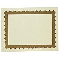 Great Papers! Metallic Gold Certificate, 8.5 x 11 Inches, 25 Count (934025)