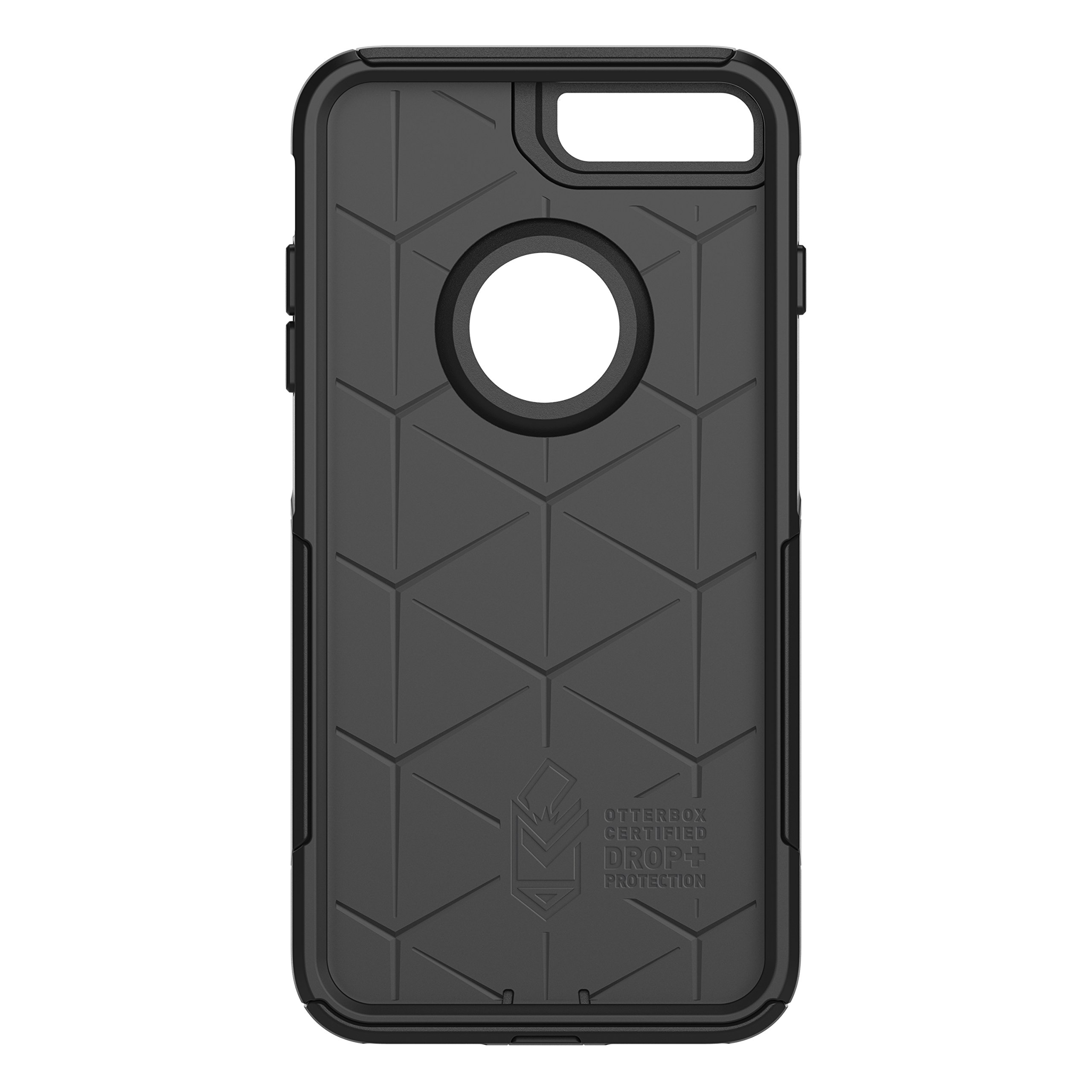OtterBox iPhone 8 PLUS & iPhone 7 PLUS (ONLY) Commuter Series Case - BLACK, slim & tough, pocket-friendly, with port protection