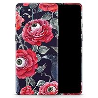 Abstract Roses with Eyes - Full-Body Cover Wrap Decal Skin-Kit Compatible with The OnePlus 3 (Full-Body, Screen Trim & Back Glass Skin)