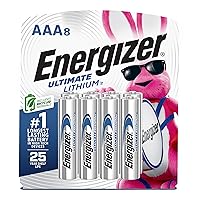 Energizer AAA Batteries, Ultimate Triple A Battery Lithium, 8 Count