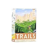 Trails, a Family and Strategy Board Game About Hiking and Outdoors by Keymaster, 2-4 Players