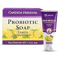 Massey Medicinals CF Skin Rescue Probiotic Lotion and Probiotic Body Soap - Lemon Scented
