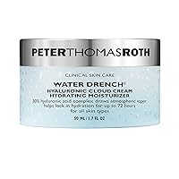 Peter Thomas Roth | Water Drench Hyaluronic Cloud Cream | Hydrating Moisturizer for Face, Up to 72 Hours of Hydration for More Youthful-Looking Skin, Fragrance Free