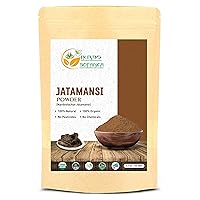 Jatamansi Root Powder Organic Nardostachys Jatamansi for Hair Growth Spikenard Stress Relief Formulation Natural Rhizome 5.3 Ounce / 150 gms