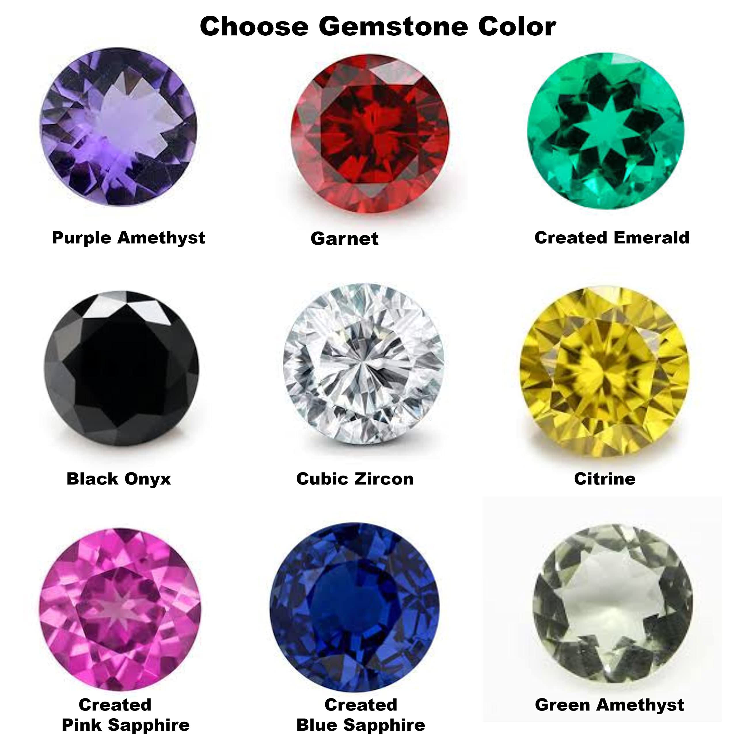 55Carat Choose Your Gemstone Adjustable 18K Gold Plated Ring 5 Carat Natural Chakra Healing Astrological Stone