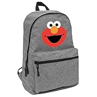 LOGOVISION Sesame Street Elmo Head Lightweight Backpack for Work School Daily Use Packable for Travel