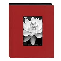 Pioneer Photo Albums KZ-46/R Mini Frame Cover Photo Album, Holds 24 Photos, Red, 4