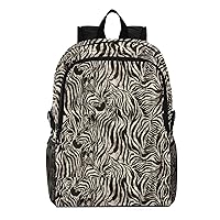 ALAZA Leopard Spot Zebra Hiking Backpack Packable Lightweight Waterproof Dayback Foldable Shoulder Bag for Men Women Travel Camping Sports Outdoor