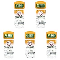 Arm & Hammer Essentials Deodorant with Natural Deodorizers, Unscented - Buy Packs and SAVE (Pack of 5)