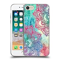 Head Case Designs Officially Licensed Micklyn Le Feuvre Round and Round The Rainbow Mandala 3 Soft Gel Case Compatible with Apple iPhone 7/8 / SE 2020 & 2022