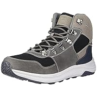 Deer Stags Men's Hiker Hiking Boot, Grey/Dark Grey, 10