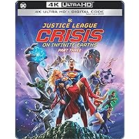 Justice League: Crisis on Infinite Earths: Part 3 (4K Ultra HD Steelbook + Digital) [4K UHD] Justice League: Crisis on Infinite Earths: Part 3 (4K Ultra HD Steelbook + Digital) [4K UHD] 4K Blu-ray