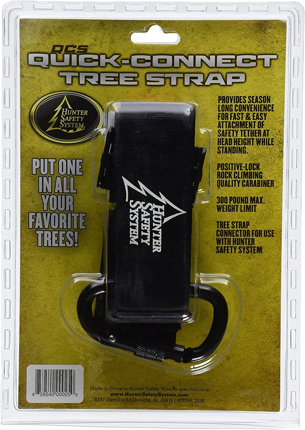 Hunter Safety System Quick-Connect Tree Strap for Tree-Stand Hunting