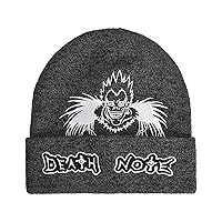 Concept One Death Note Beanie Hat, Ryuk Winter Knit Cap with Cuff