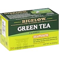 Bigelow Tea Classic Green Tea, Decaffeinated, 20 Count (Pack of 6), 120 Total Tea Bags